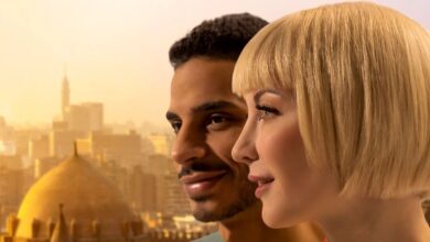 90 Day Fiancé TOW's Nicole and Mahmoud Sherbiny looking to the side