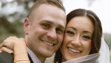 Bachelor alum Sydney Lotuaco with husband Nick Wehby
