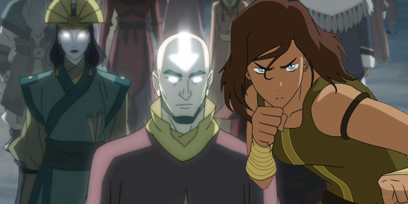 Korra and the Past Avatars