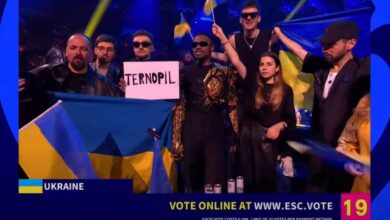 ¿Qué significa el cartel de 'Ternopil' que han enseñado los representantes de Ucrania en Eurovisión?