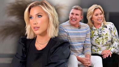 Chrisley Knows Best's Savannah Chrisley, Todd Chrisley and Julie Chrisley smiling
