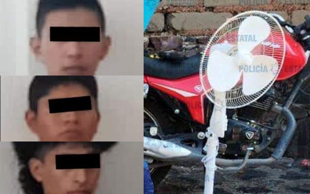 ¡Qué calor! Sujetos roban ventilador y bomba de agua en Edomex