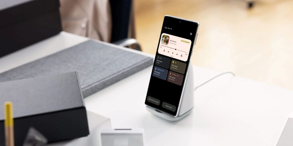 Google Pixel 6 charging on a Pixel Stand (2nd Gen)