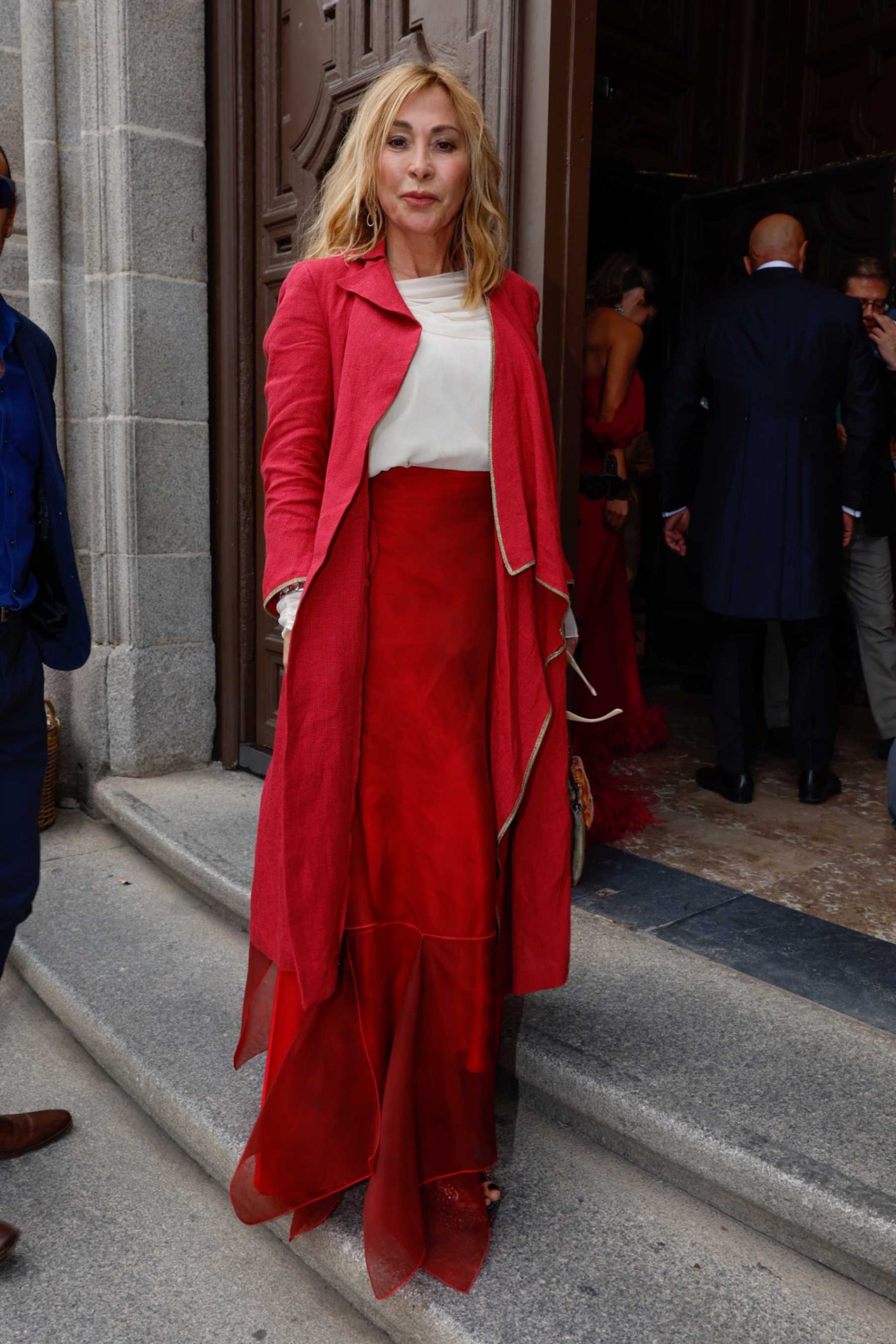 María de Mora en la boda de Kiko Matamoros y Marta López / Gtres