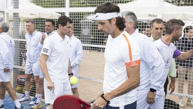 Feliciano López en un torneo benéfico celebrado en Madrid / Gtres