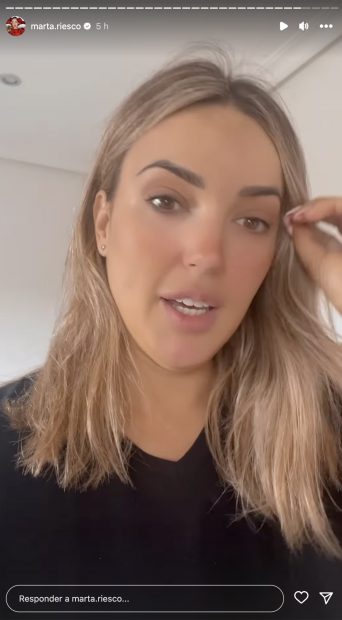 Storie de Marta Riesco. / Instagram
