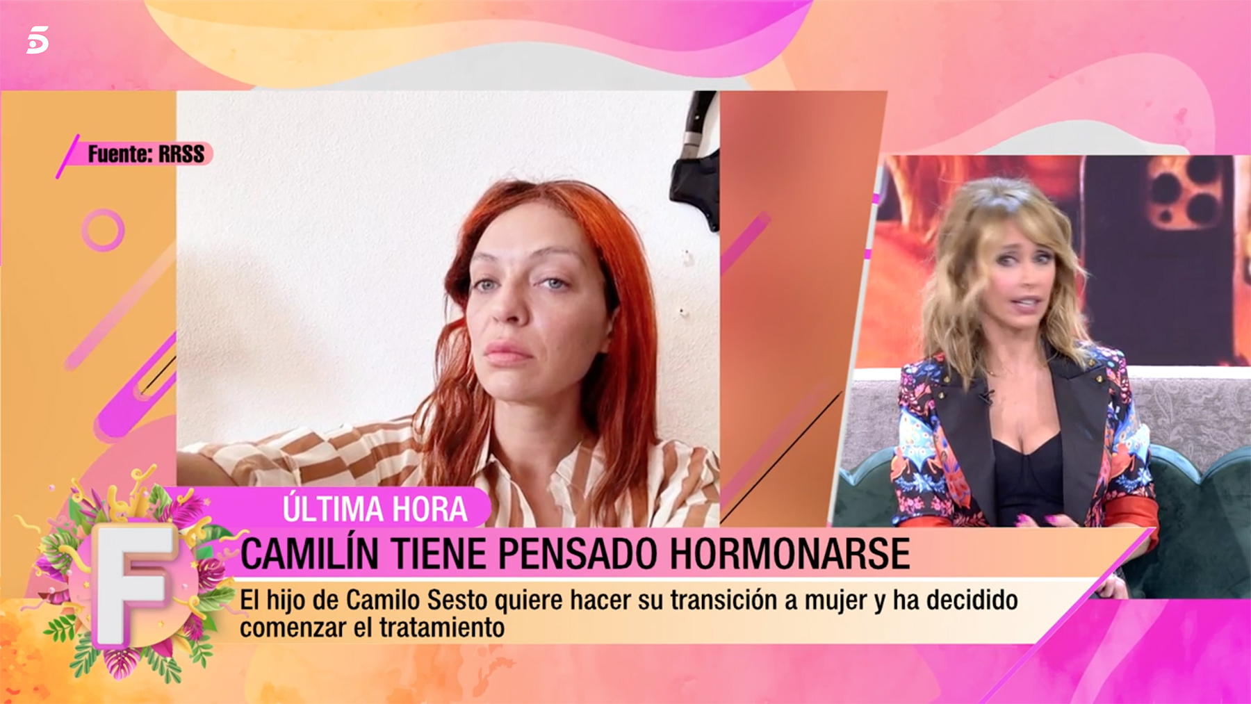 Emma García en 'Fiesta'. / Telecinco