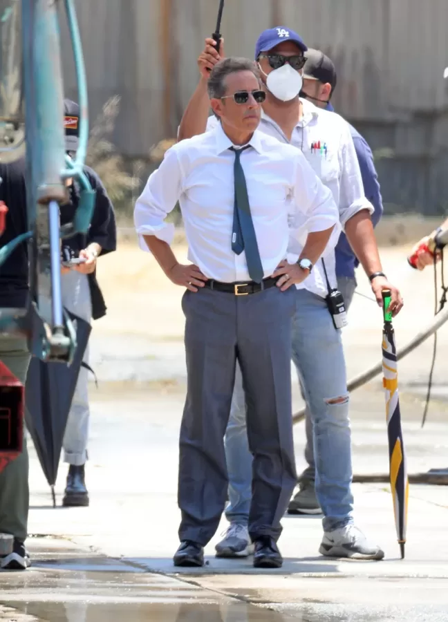 sin escarcha jerry seinfeld detrás de escena filmando sin escarcha jerry seinfeld detrás de escena filmando