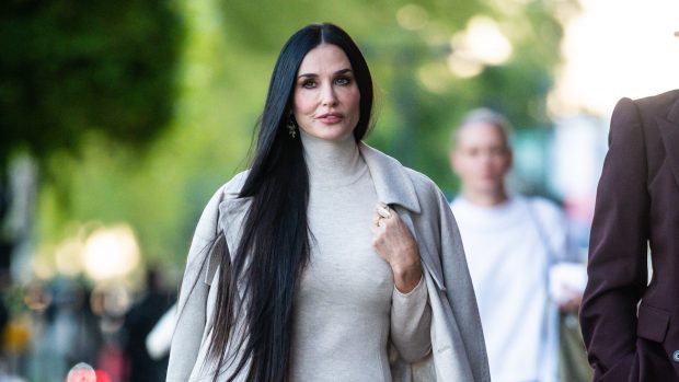 Demi Moore en el desfile de Max Mara / Gtres