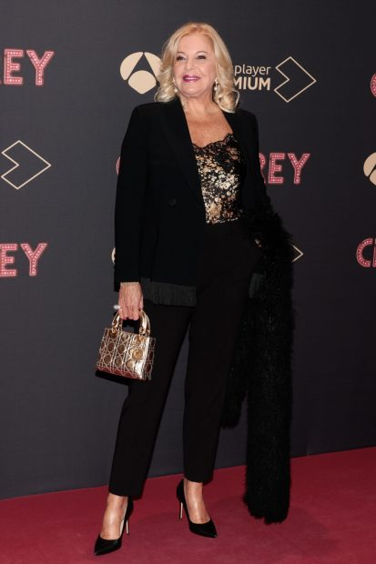 Bárbara Rey en la premier de la serie 'Cristo y Rey' / Gtres