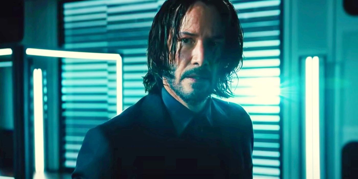 Keanu Reeves en John Wick 4.
