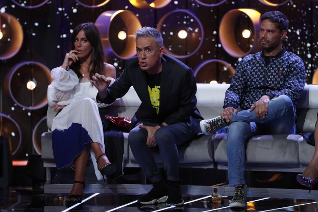 Kiko Hernández y Anabel Pantoja en un plató. / Gtres