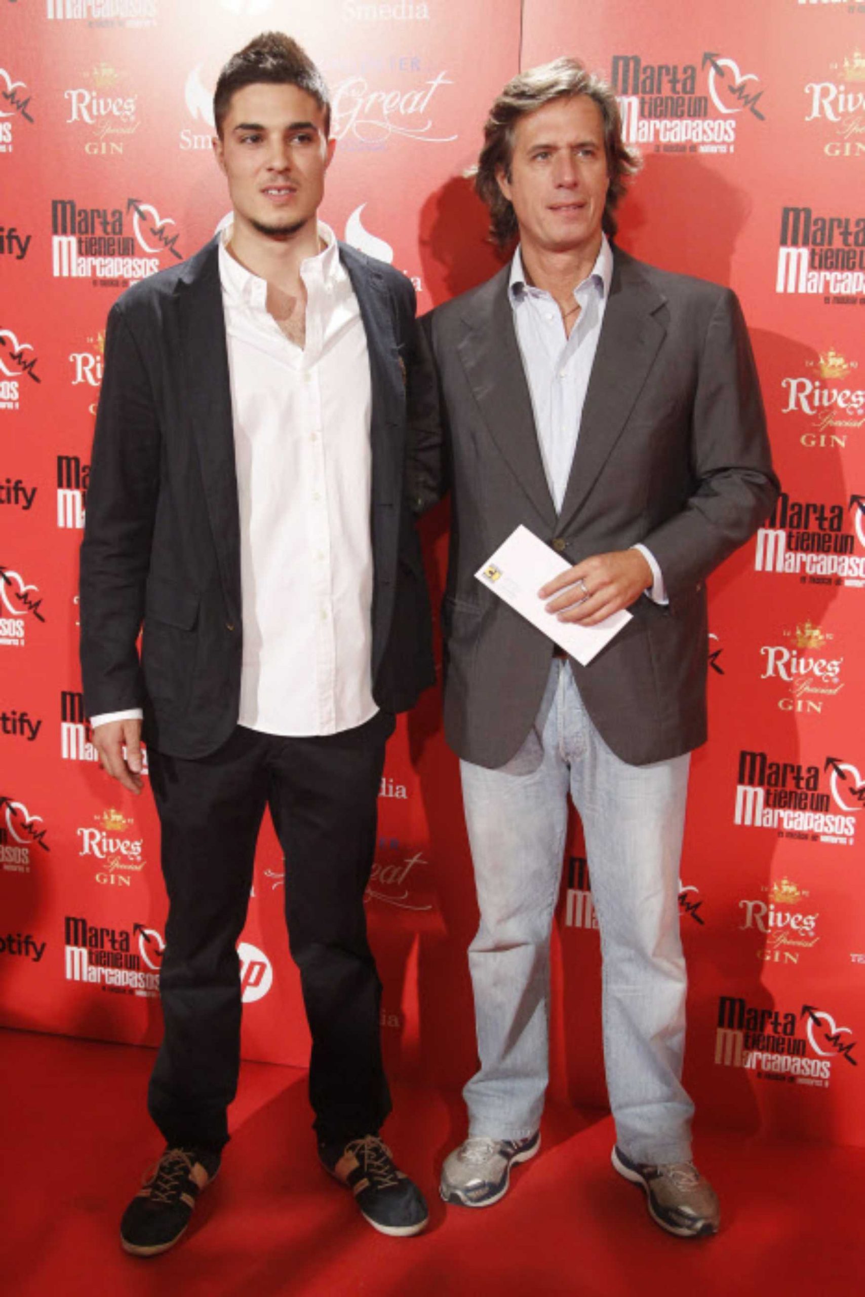 Carlo Constanzia y su padre en un evento / Gtres