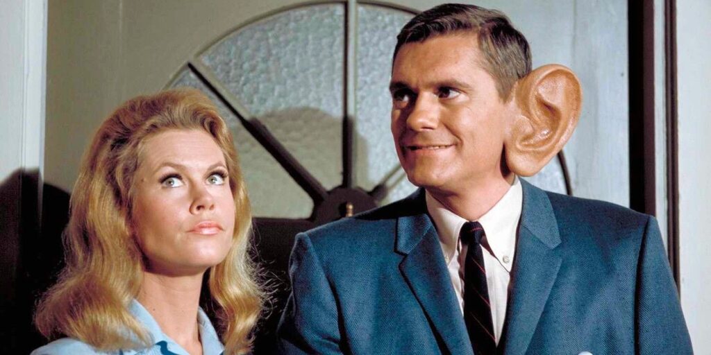 Guy with a big ear in Bewitched