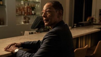 Gus Fring at the wine bar at Better Call Saul