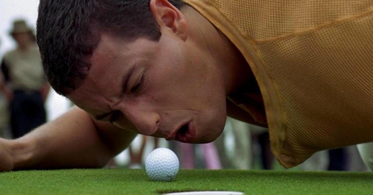 Adam Sandler celebra al golfista adolescente llamado “Happy” Gilmore