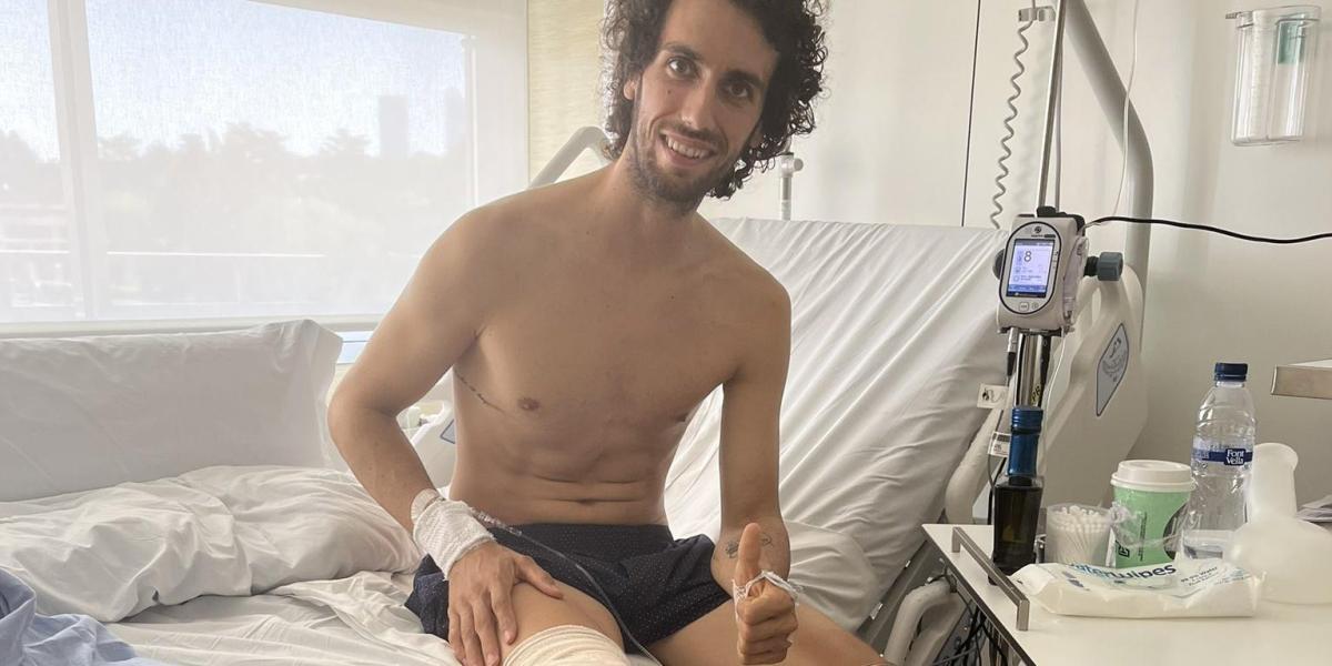 Alex Rins ya está en casa tras su segunda operación en la pierna