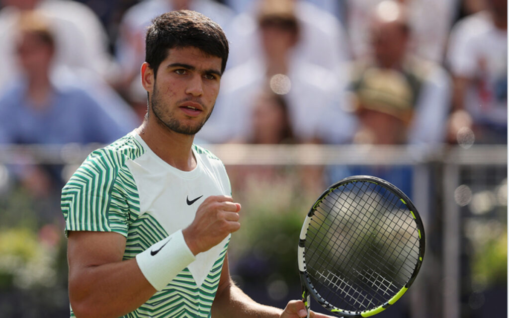 Aplasta Alcaraz a Lehecka y está en Cuartos de Final de Queen's | Video