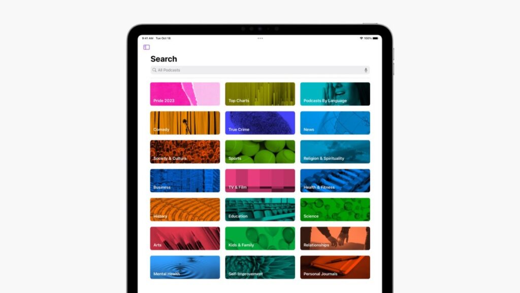 Apple Podcasts obtiene una función de búsqueda mejorada
