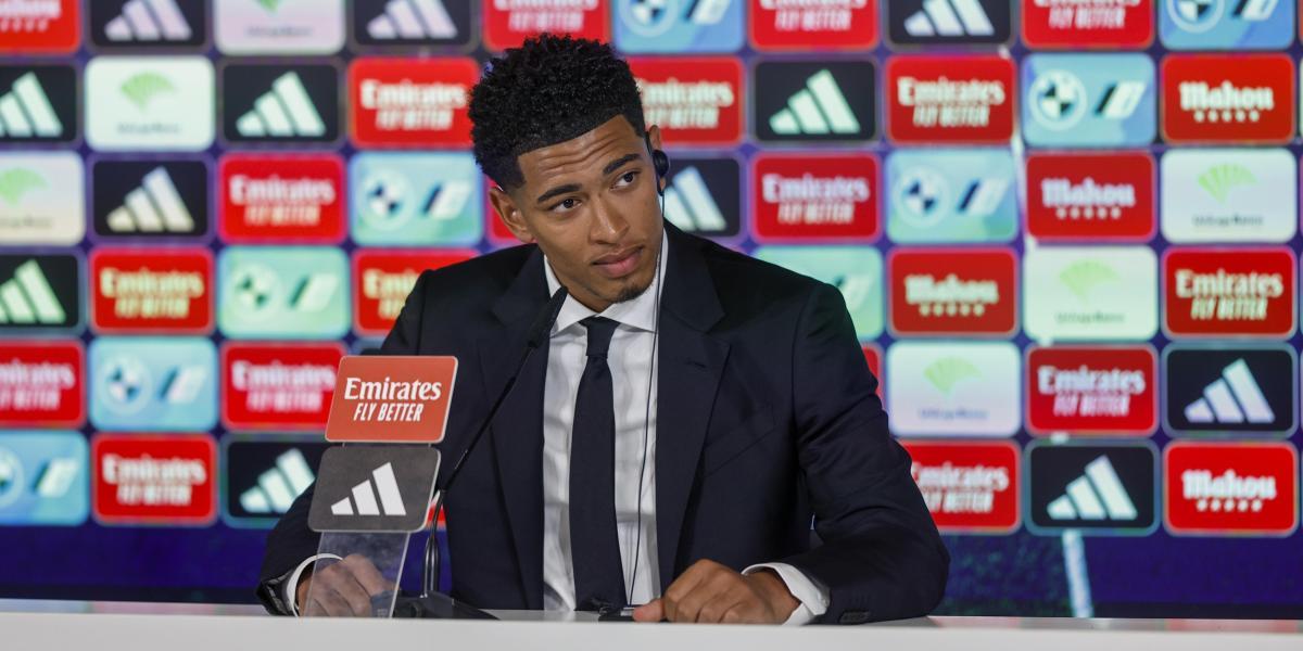 Así ha sido la presentación de Jude Bellingham como nuevo jugador del Real Madrid