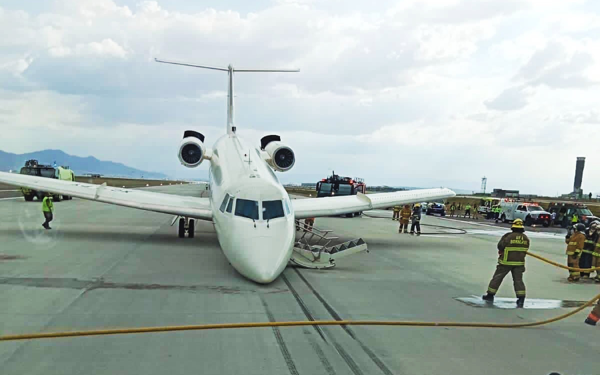 Avión de FGR fue desviado al AIFA para no suspender operaciones en el AICM