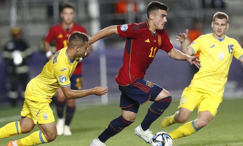 Barrene acaba dolorido el partido ante Ucrania