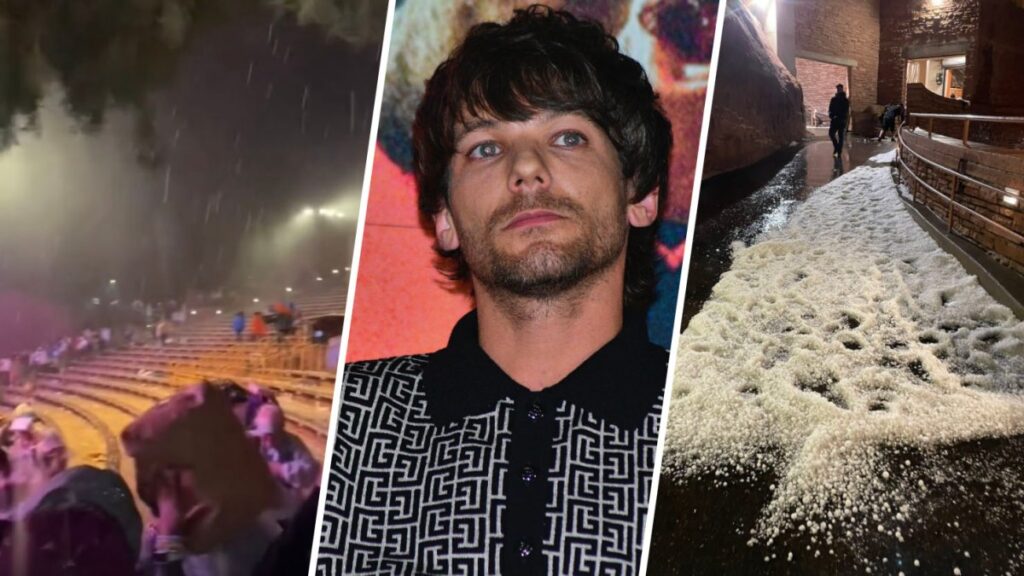 Cancelan concierto de Louis Tomlinson en Colorado por tormenta de granizo