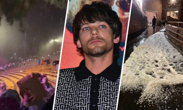 Cancelan concierto de Louis Tomlinson en Colorado por tormenta de granizo