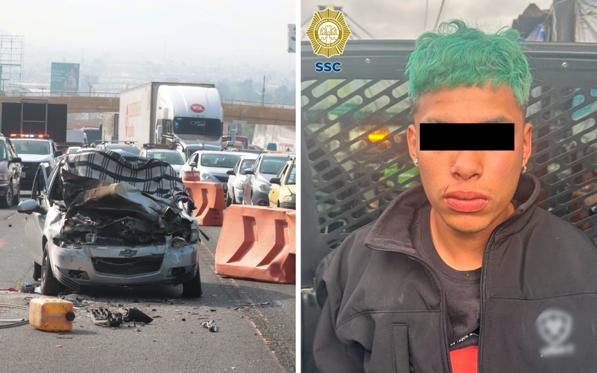 Chofer choca a propósito para salvarse de secuestro