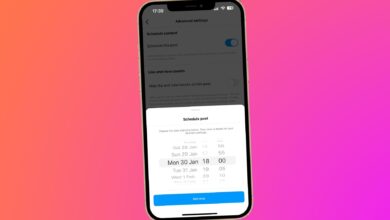 how to use Instagram Scheduled content feature