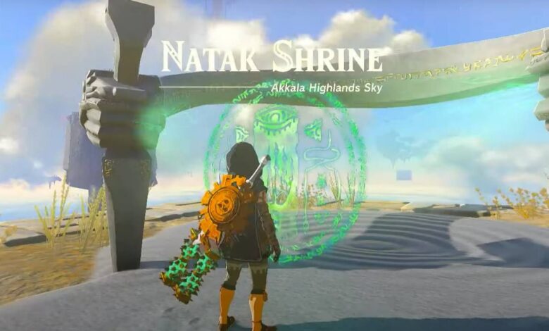 Zelda: Tears of the Kingdom Natak Shrine Found in Akkala Highlands Sky