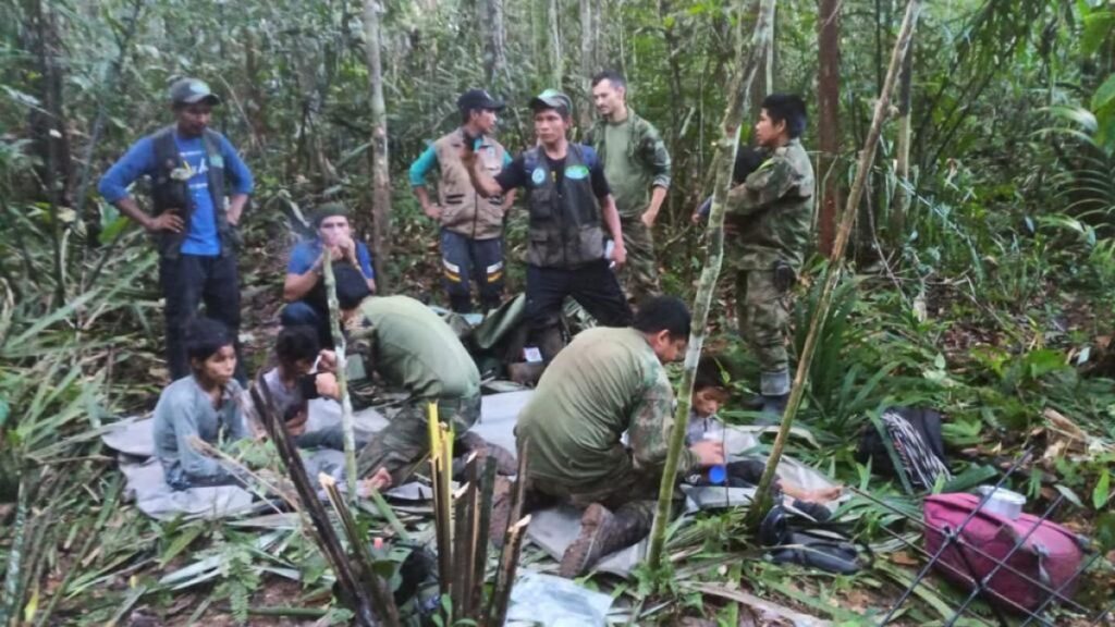 Cómo siguen los cuatro niños que fueron rescatados en la selva colombiana