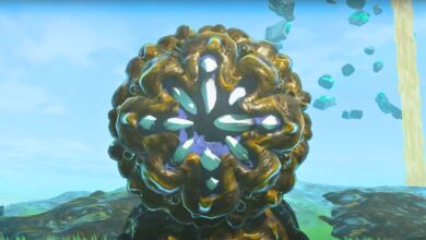 The Sludge Like mini-boss in Zelda TOTK