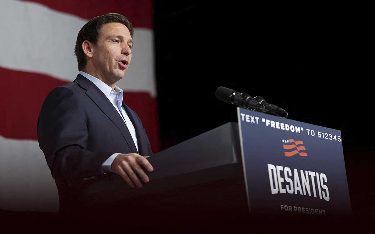 DeSantis intensifica los ataques a migrantes en su primer acto de campaña