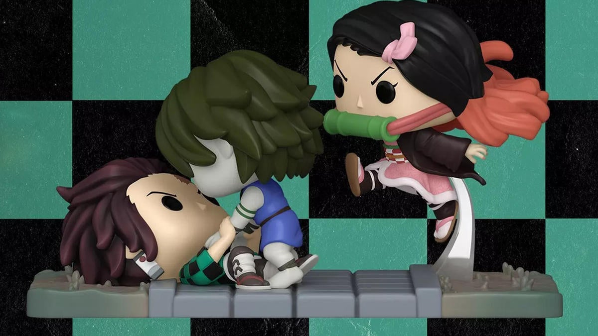 Demon Slayer Tanjiro y Nezuko vs. Temple Demon Funko Pop Gotas exclusivas hoy