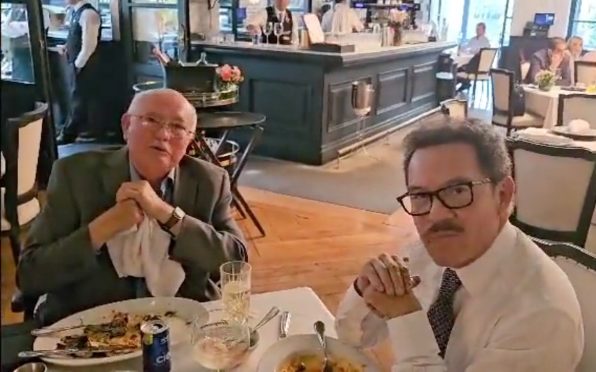 Diputada del PAN 'balconea' comida del Auditor Superior con líder morenista