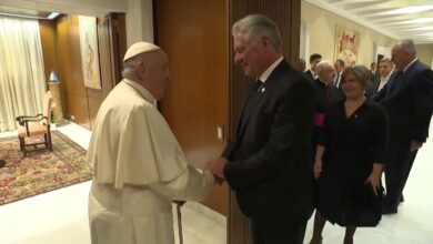 El Papa Francisco recibe a Miguel Díaz-Canel a menos de una semana de salir del hospital