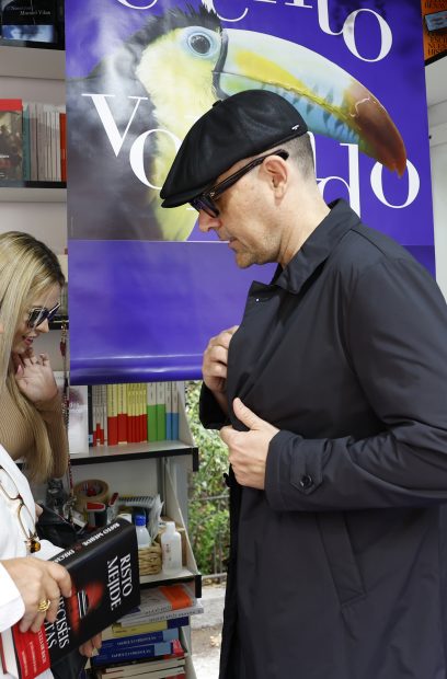 Risto Mejide y Natalia Almarcha en una premiere. / Gtres