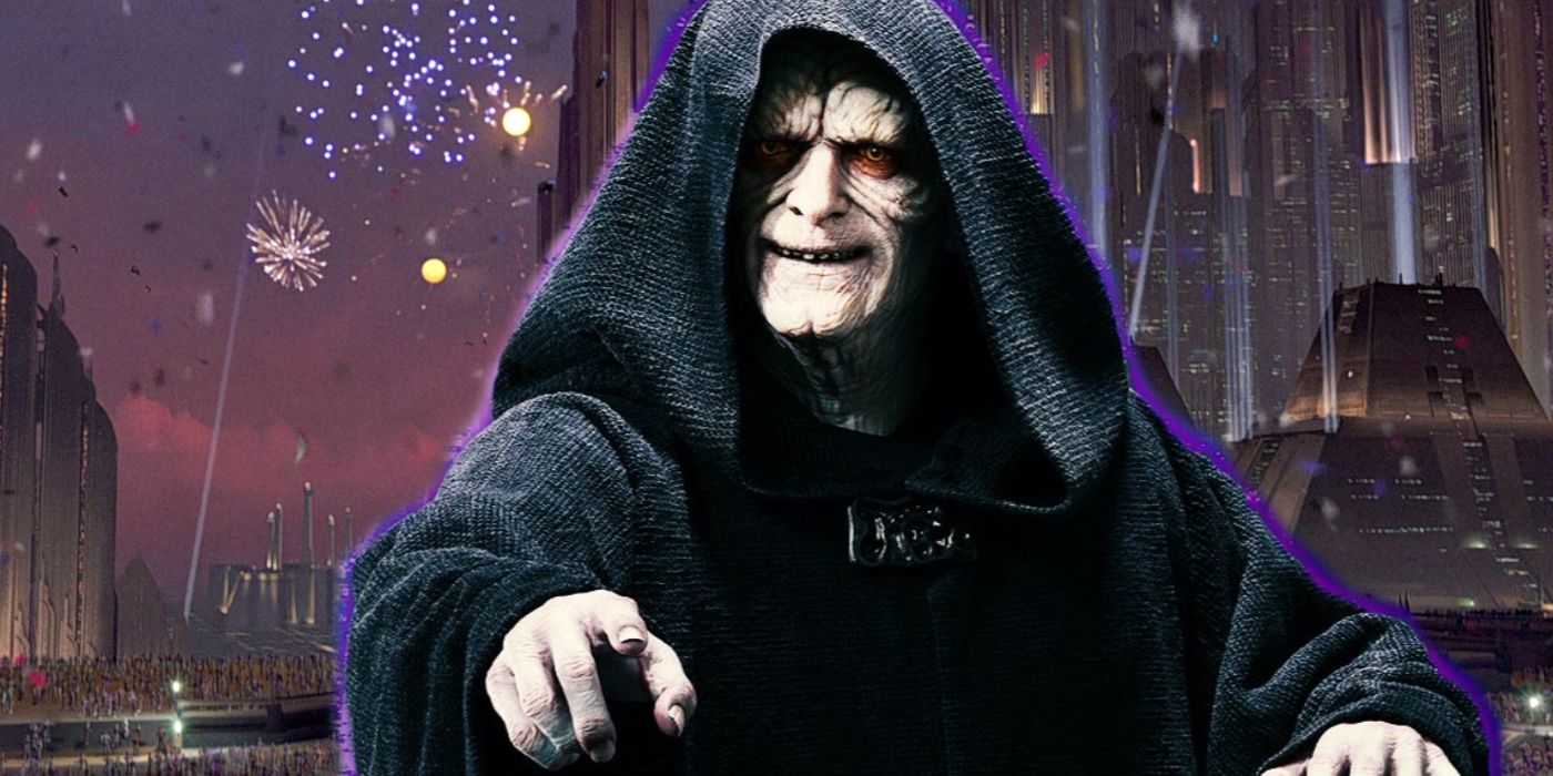 Star Wars' Emperor and the Galactic Celebration on Coruscant.