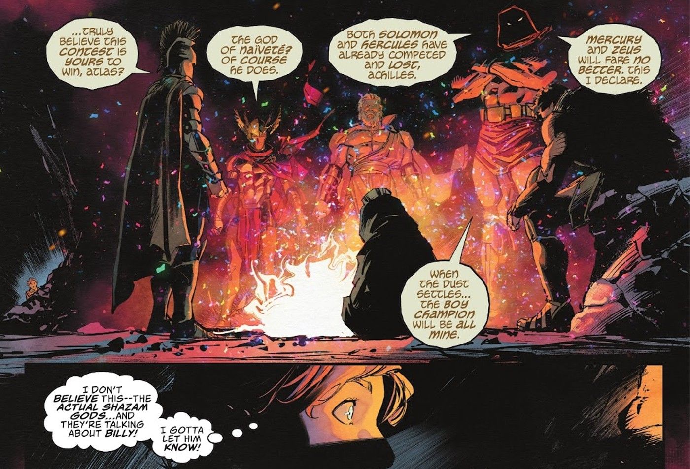 dioses controlando shazam