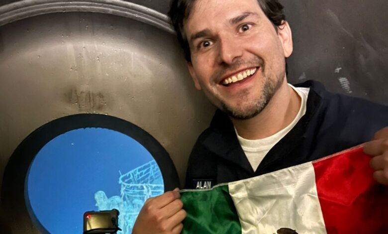El ‘youtuber’ mexicano que hizo el viaje del sumergible al ‘Titanic’ el año pasado: “Era consciente de que estaba arriesgando mi vida”