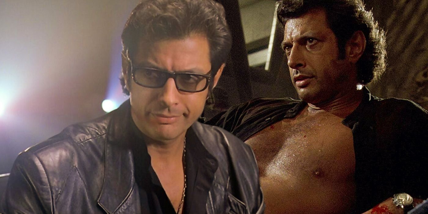 Jeff Goldblum as Ian Malcolm in Jurassic Park