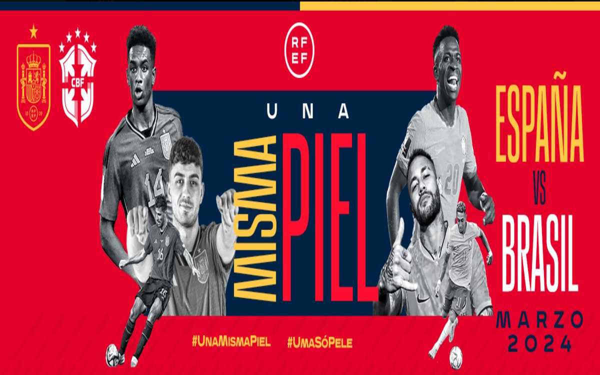 España y Brasil jugarán partido amistoso contra el racismo en 2024 | Video