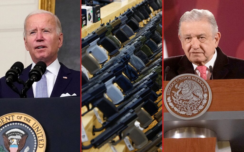 'Estamos enviando armas peligrosas a México': Biden