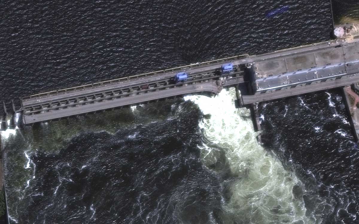 Esto se sabe de la destrucción de la presa de Kajovka en el sur de Ucrania