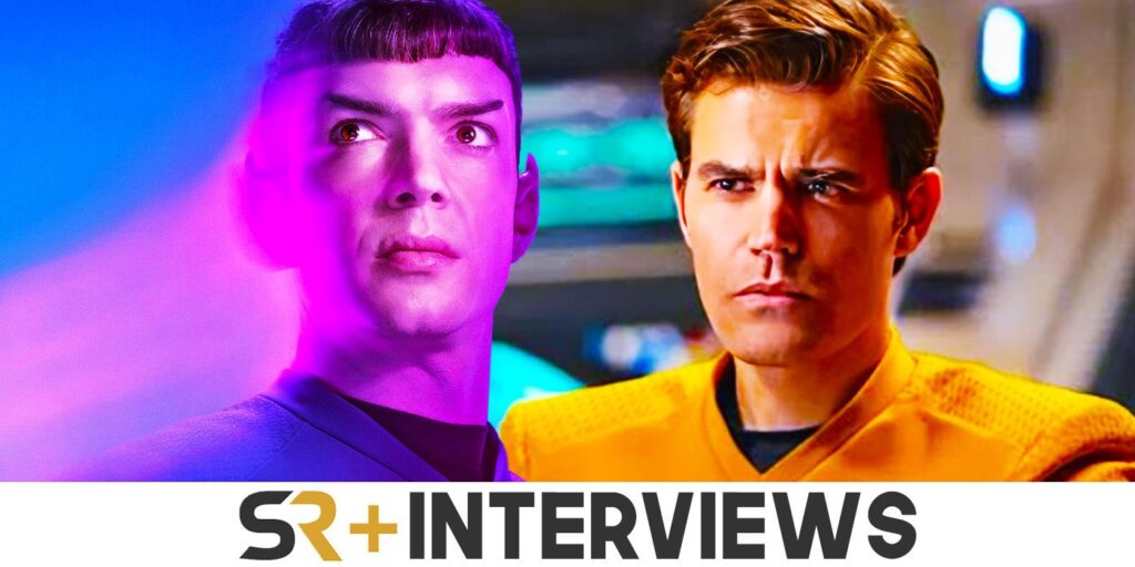 ethan peck & paul wesley star trek strange new worlds season 2 interview