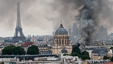 Explosión de gas provoca un incendio en centro de París | Video