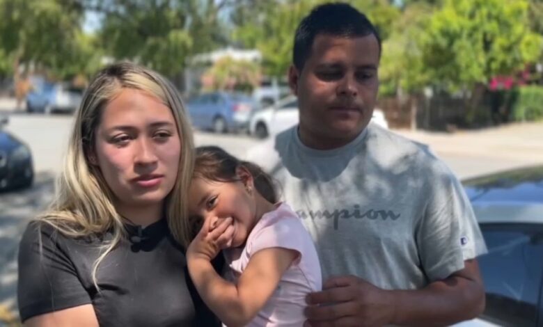 Familia colombiana sin hogar en San José tras el fin del Título 42