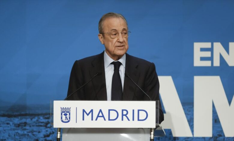 Florentino Pérez: "Chus Mateo ha sufrido ataques injustos"