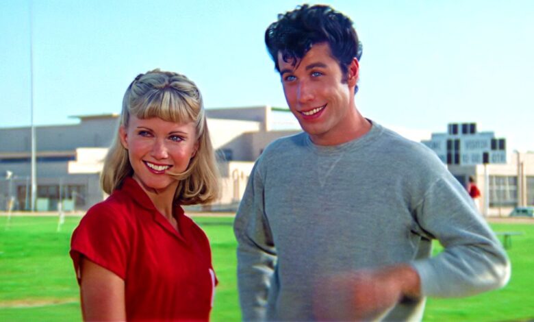 Olivia Newton-John and John Travolta in Grease